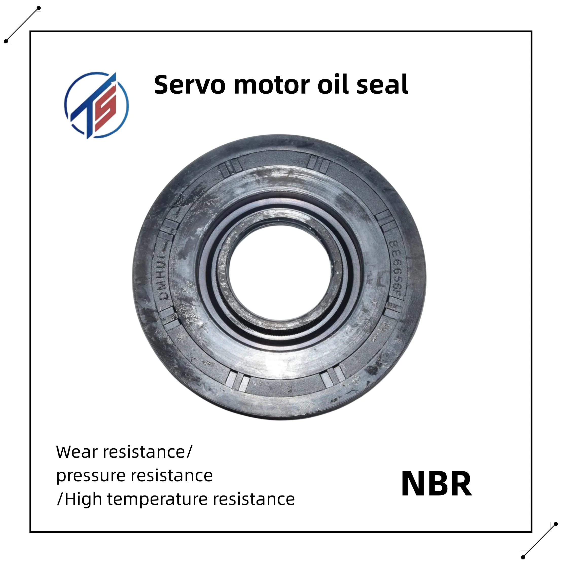 

NBR high-quality BH6656E oil seal 24 * 66 * 6.6mmHTCY servo motor oil seal high temperature and pressure resistance