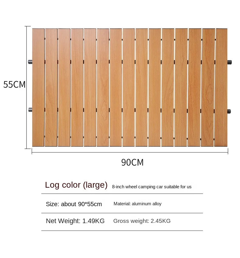 Складная складная тележка для кемпинга Настольная регулируемая сада пикника
