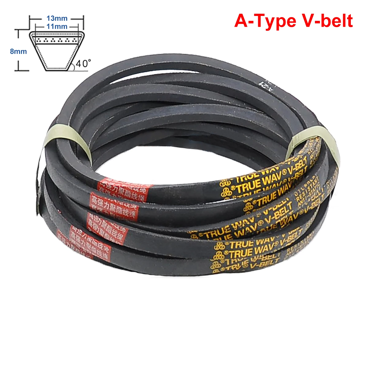 

A Type V-belt Rubber Triangle Belt A-1600/1650/1700/1750/1800/1850/1900/1950/2000/2050/2100mm Machine Transmission Belt Metric