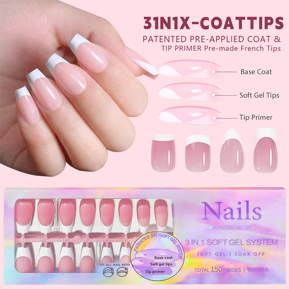 

Fake Nail Patch Transparent Color Save Time High Quality Material Reusable Ultra-thin And No Trace Nail Supplies Wear Nail Nail