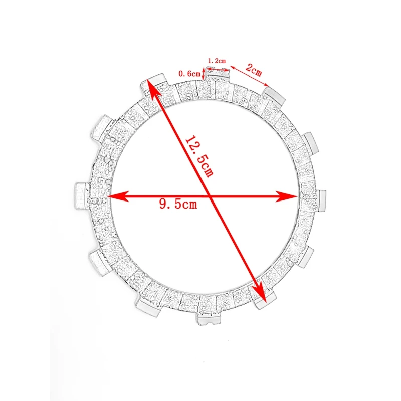 Диск фрикционный для Suzuki GSF250 GSF400 74A 73A 75A 77A 913 Bandit 250/400 6 шт