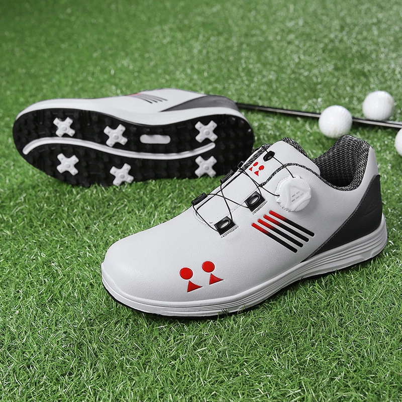 Golf Shoes Men's Grass Comfortable Golf Shoes Outdoor Fitness Golf Walking Shoes Non Slip Sports Shoes Size 37-47