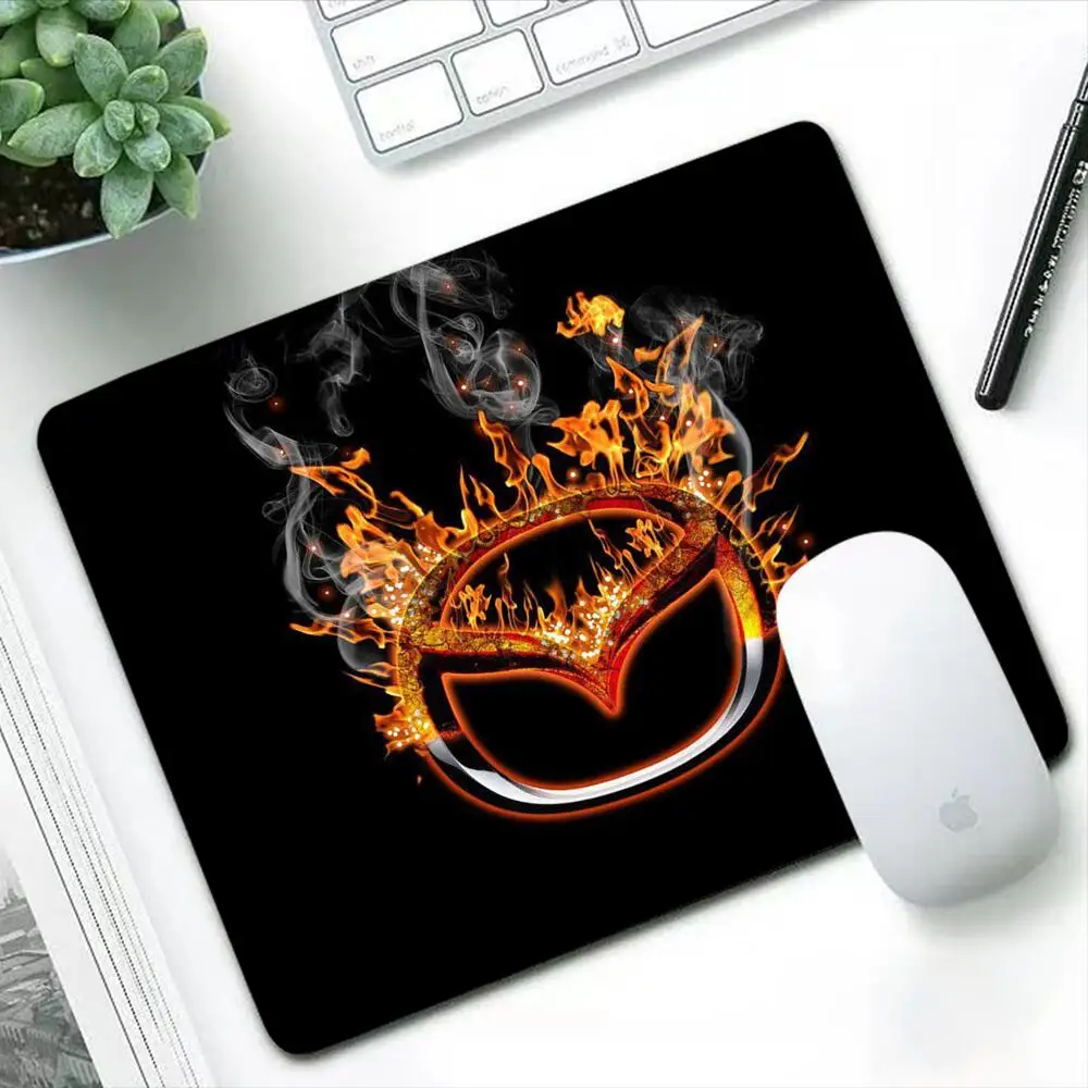 

Mazda Logo Computer Game Small Mousepad Pc Accessories Gaming Anime Mouse Pad Office Keyboard for Computer Rubber Soft Desk Mat