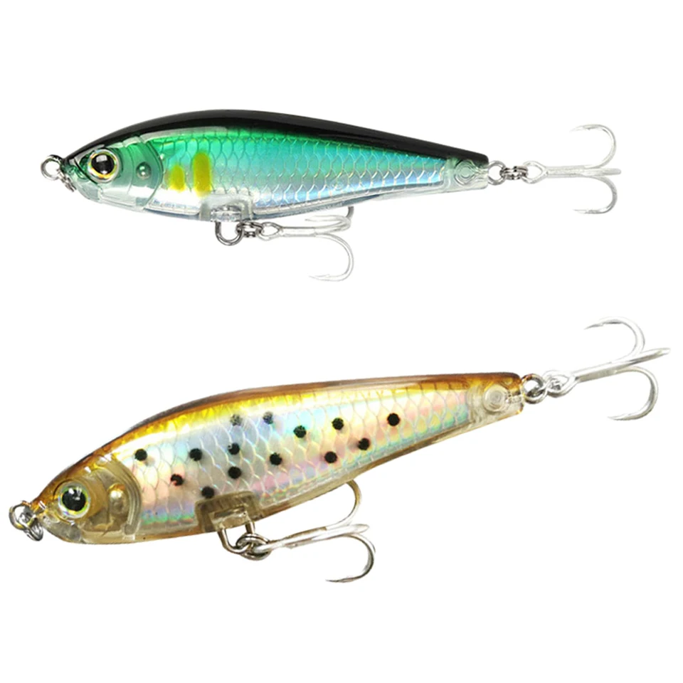 Heavy Rod Fishing Bait Hard Plastic Bait Swinging Device Sinking Gravity Saline Lipless Minnow Pesca