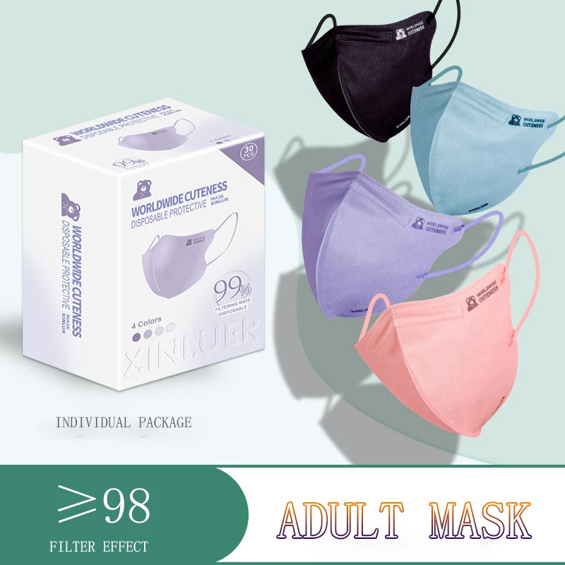

Новая улучшенная одноразовая маска для взрослых, высококачественный материал, индивидуально упакованная, 5-слойная Защитная модная многоц...