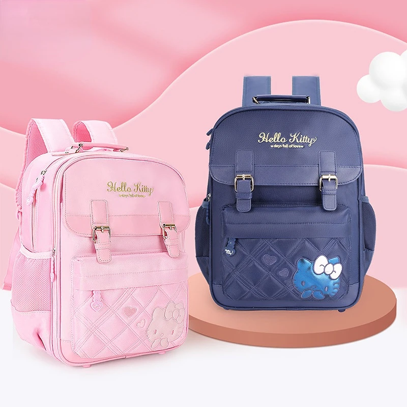 Hello Kitty Schoolbag Primary School Girls Cute Princess Girls Children's Spine Protection Burden Alleviation Backpack