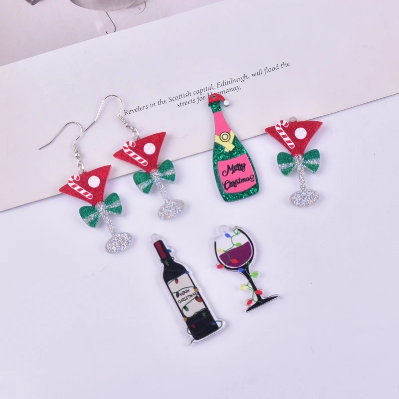 10 шт./упаковка акриловые подвески для сережек и ожерелий