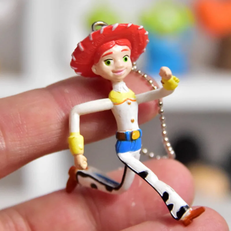 Kawaii Disney Вуди Froky Buzz Lightyear Rex Jessie экшн-фигурка игрушки креативный брелок подарок для