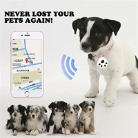 2pcs cat dog gps tracking locator prevention anti lost waterproof portable bluetooth tracker for luggages kids pets cats dogs wa