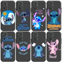disney cartoon stitch phone case for xiaomi redmi note 9 9i 9at 9t 9a 9c 9s 9t 10 10s pro 5g silicone cover soft carcasa