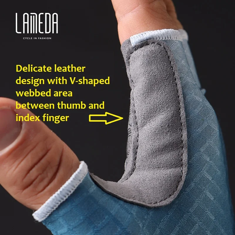 Мужские велосипедные перчатки Lameda с полупальцами для мужчин и женщин дышащие