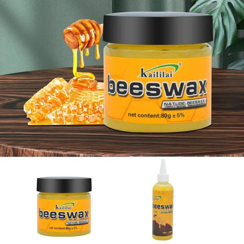 

Wood Seasoning Beeswax Natural Wood Furniture Polishing Beewax Furniture Care Wax Household Floors Cabinets Maintenance Wax