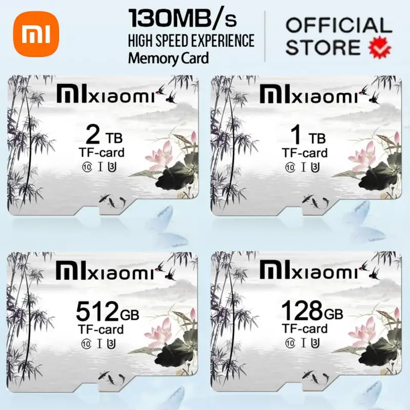Карта памяти Xiaomi Ultra 1 ТБ 2 Micro TF SD-карта 512 ГБ 256 MicroTF SD Class10 140 МБ/с