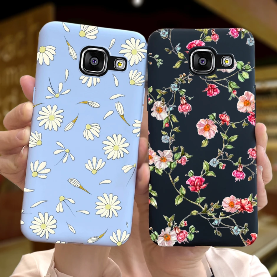 Чехол для Samsung Galaxy A5 2016 силиконовый мягкий чехол чехлы с маленьким принтом