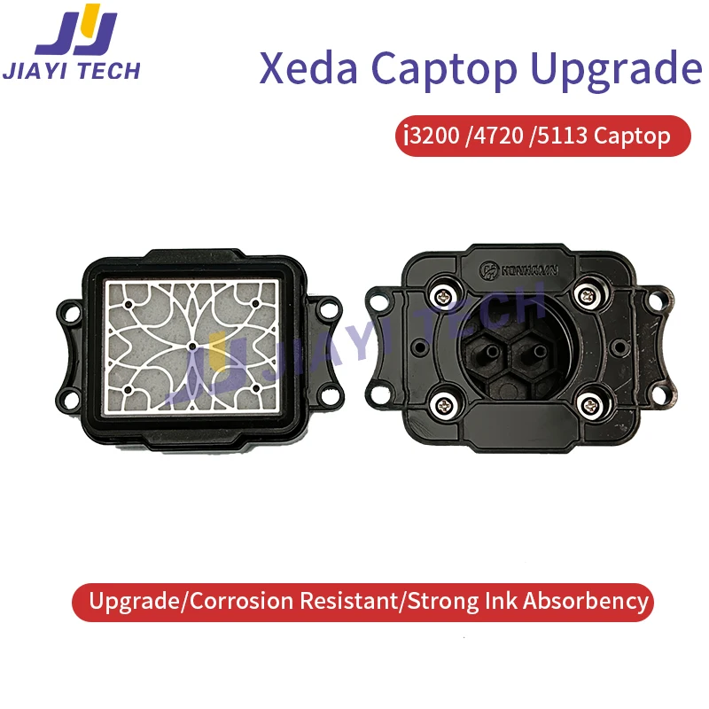 

2Pcs/Lot Xeda Captop Printhead Capping Station Upgrade Head Cap Assembly for Epson i3200 4720 5113 Printer