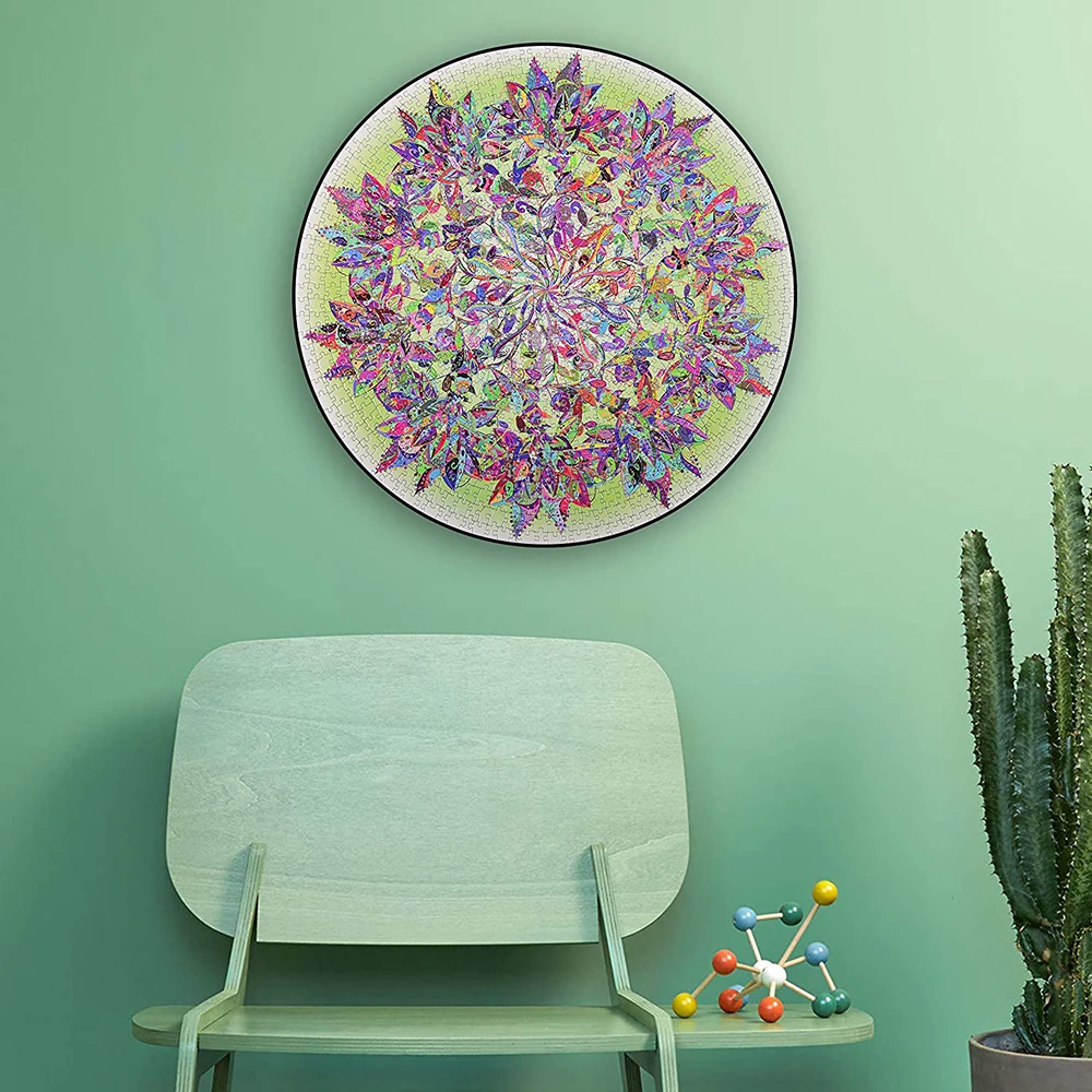 Деревянная головоломка Мандала для взрослых и детей подарок уникальная деталь