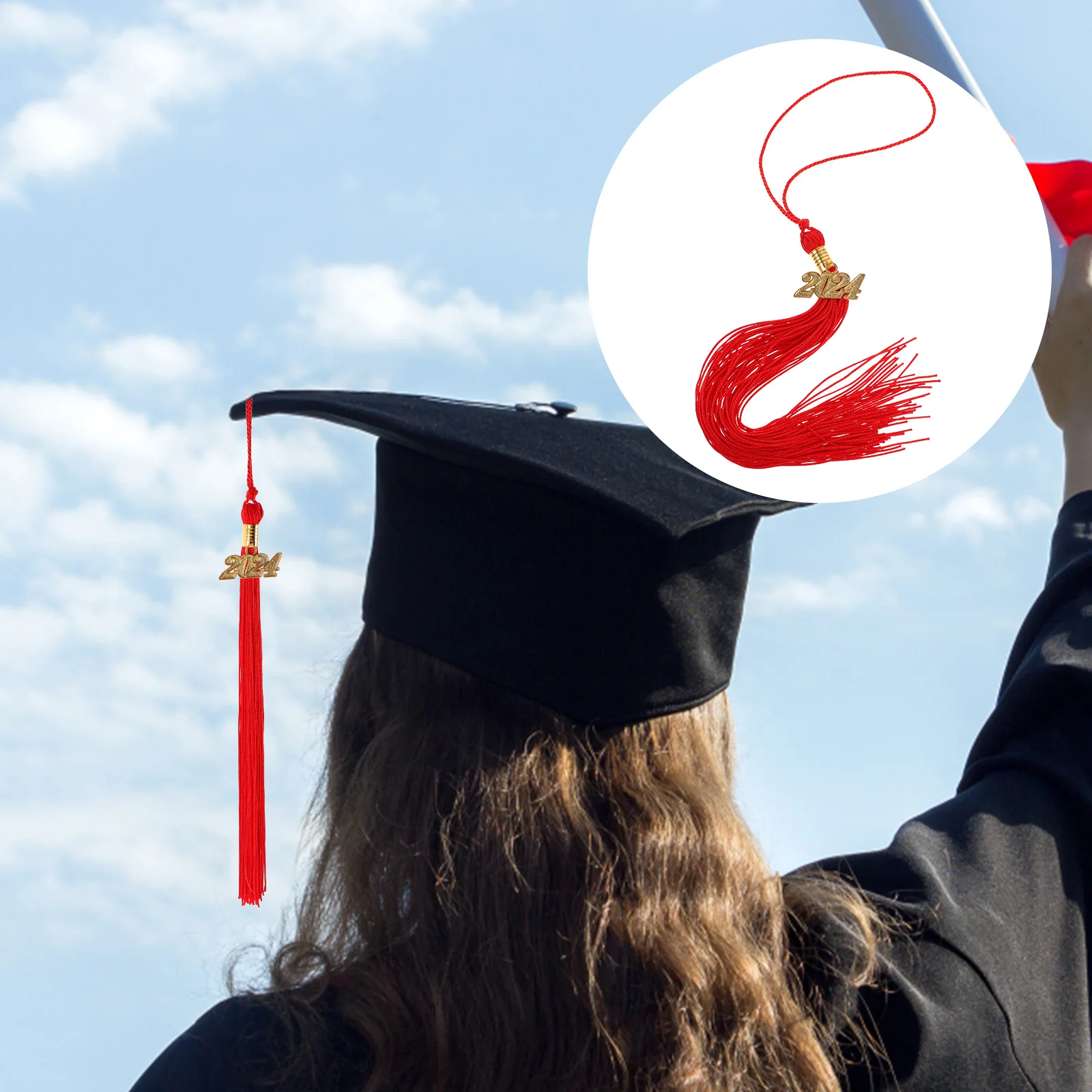 

12pcs Graduation Tassels Graduation Ornaments Graduation Hat Tassels Graduation Hat Fringes