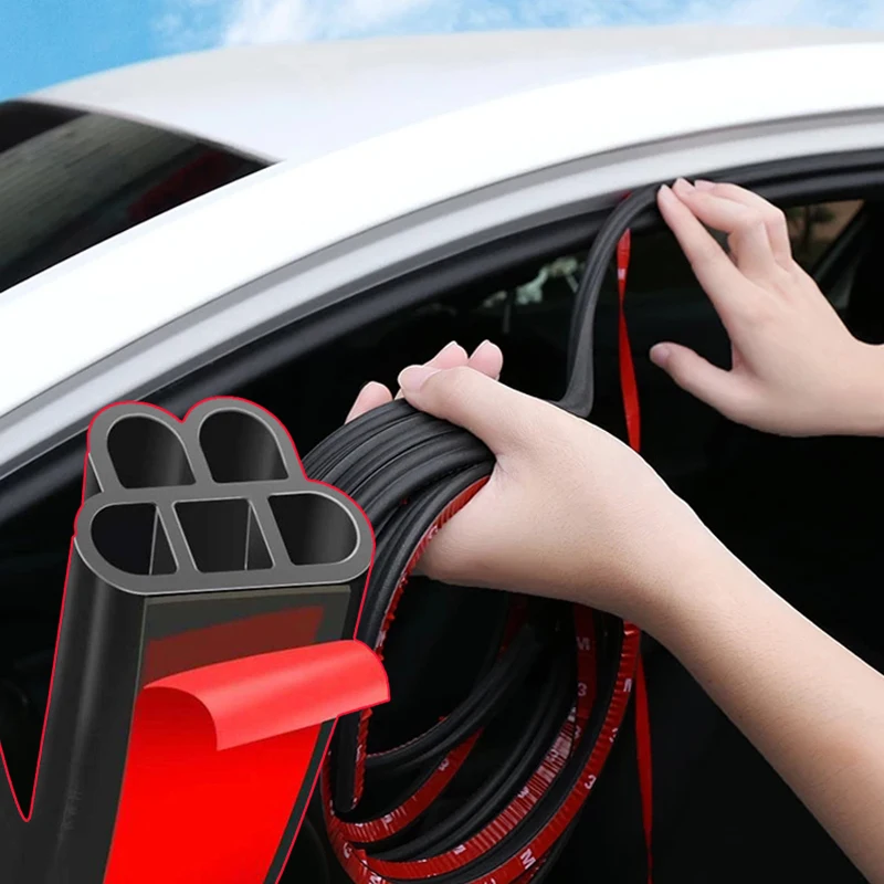 

Резиновая уплотнительная лента для дверей автомобиля, аксессуары для автомобильных дверных уплотнений для Peugeot 206 307 308 207 Chevrolet Cruze Bmw E46 E39 E90 E60 F30