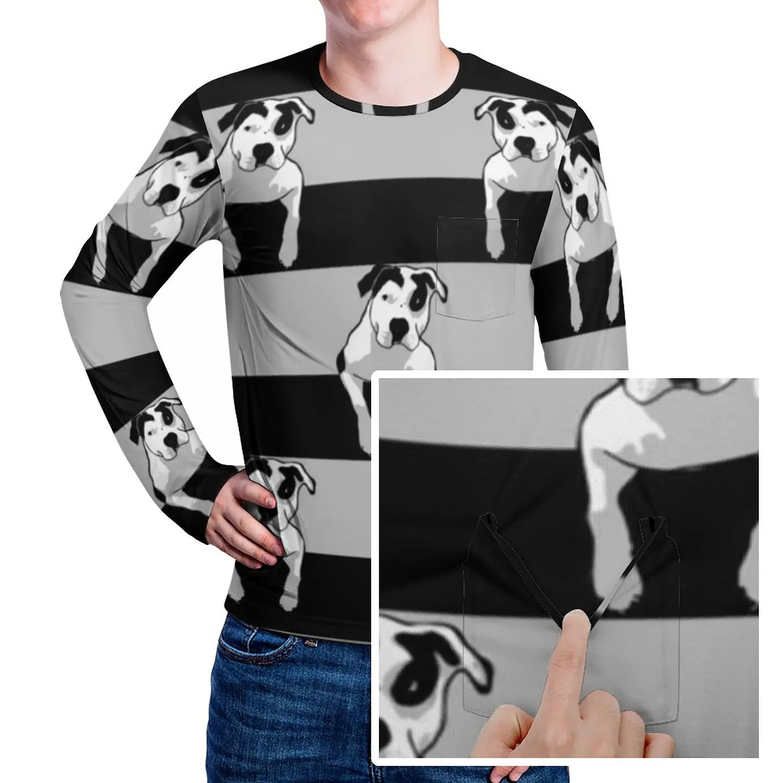 

Staffordshire Bull Terrier T Shirt Spring Dog Animal Street Style T-Shirts Man Fashion Graphic Tee Shirt Plus Size 4XL 5XL