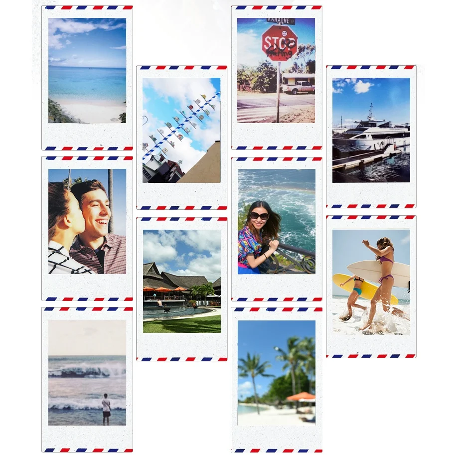 Фотобумага Fujifilm Instax Mini 11 8 9 пленка Airmail Fuji мгновенная фотобумага для 40 7s 50s 50i 90 25