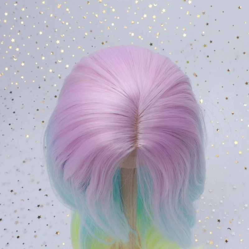 1/3 1/4 1/6 Bjd Sd Керамическая кукла парик окрашивание серии Радуга Красочные куклы