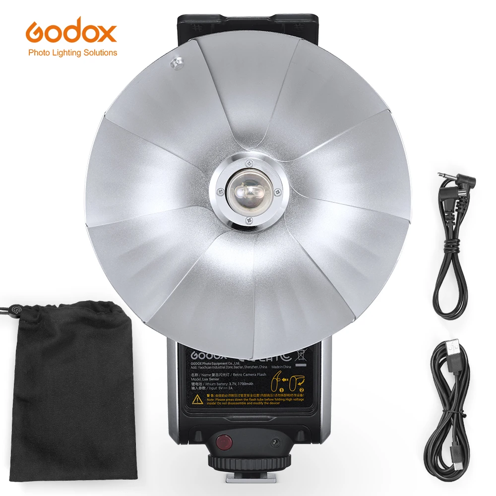 Вспышка Godox GN14 Lux для пожилых людей 7 уровней универсальная вспышка камер Canon Sony Nikon