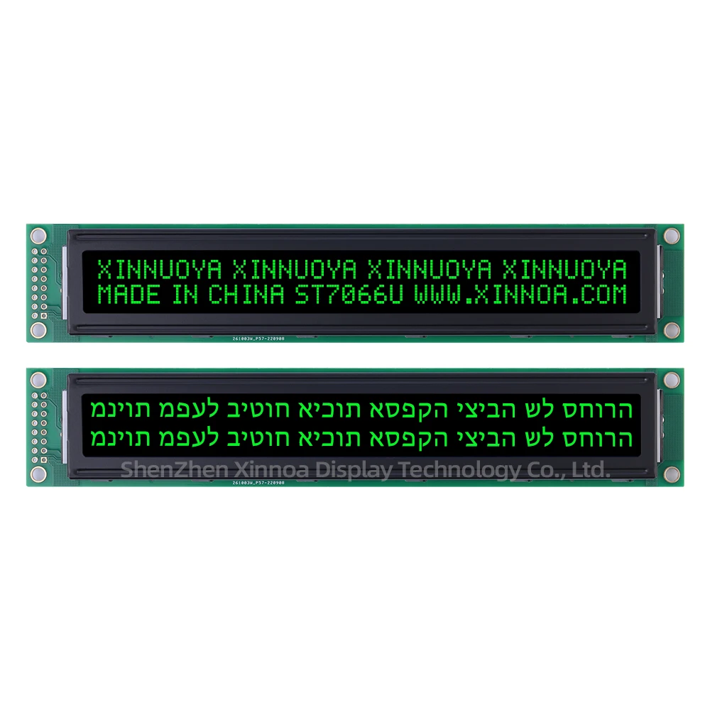 Экран с множеством символов шрифтов 182*33 мм 402 дюймов 40*2 40X 2 ЖК BTN черная пленка