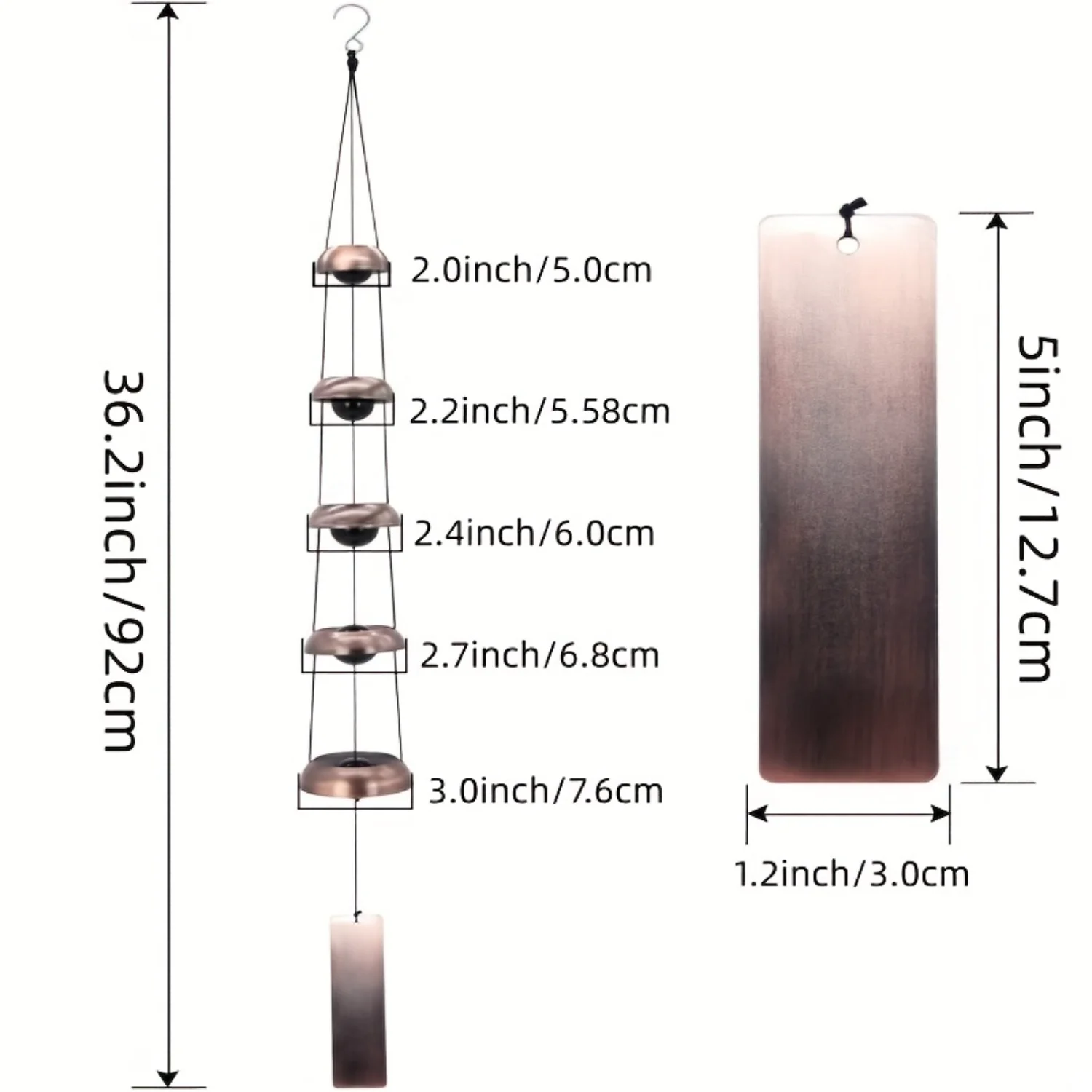 Колокольчики-колокольчики храм-колокольчики красные медные колокольчики декор