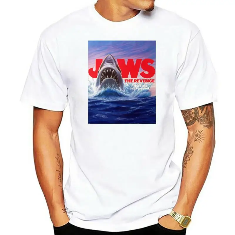 

Camiseta de Jaws The Vengeance para hombre, cartel de camisa с Dvd Bluray, talla s-xxl, персонализированная, 1987