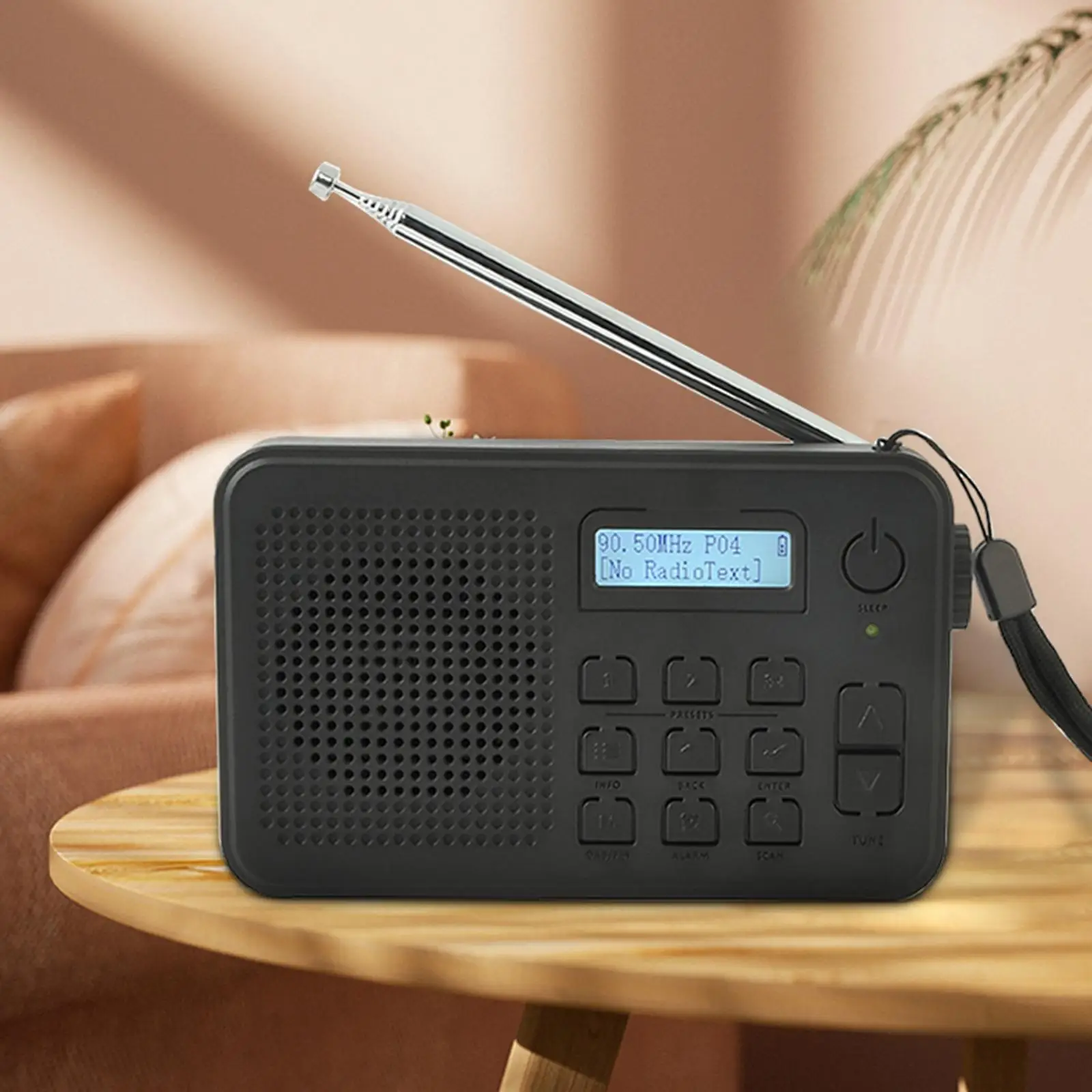 

Rechargeable DAB Digital Radio Compact Best Reception Built in Speaker Longest Lasting for News