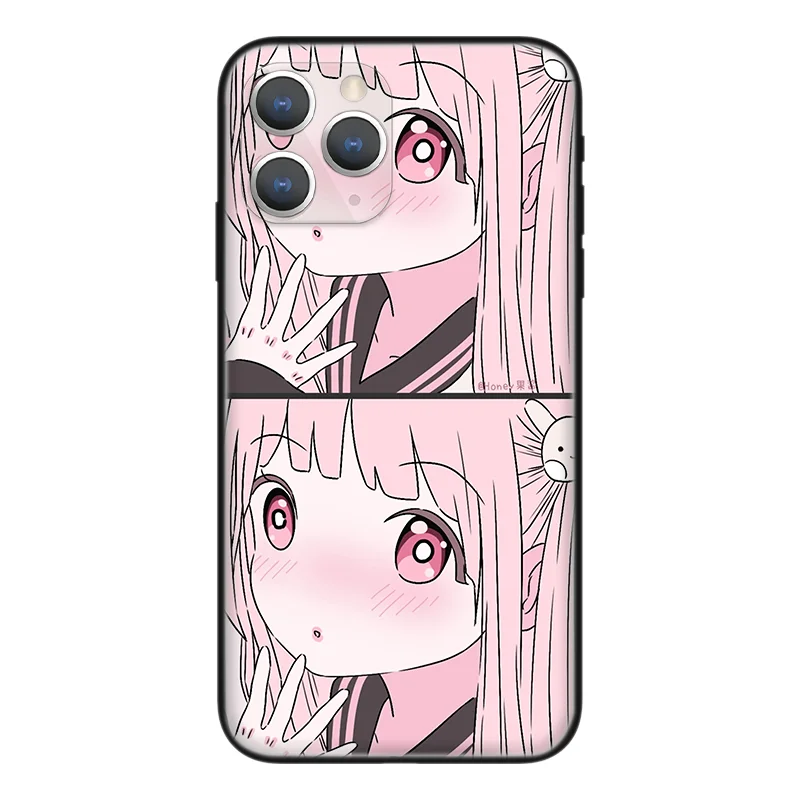 Чехол для телефона Cute popular anime girl для iPhone 13 Pro Max 12 11 mini XR XS 8 7 6 Plus SE 5 из силикона, предотвращающий падения.