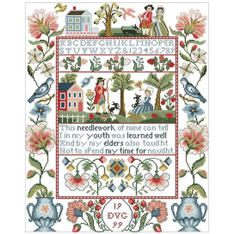 

Home of love patterns Counted Cross Stitch 11CT 14CT 18CT DIY Chinese Cross Stitch Kits Embroidery Needlework Sets