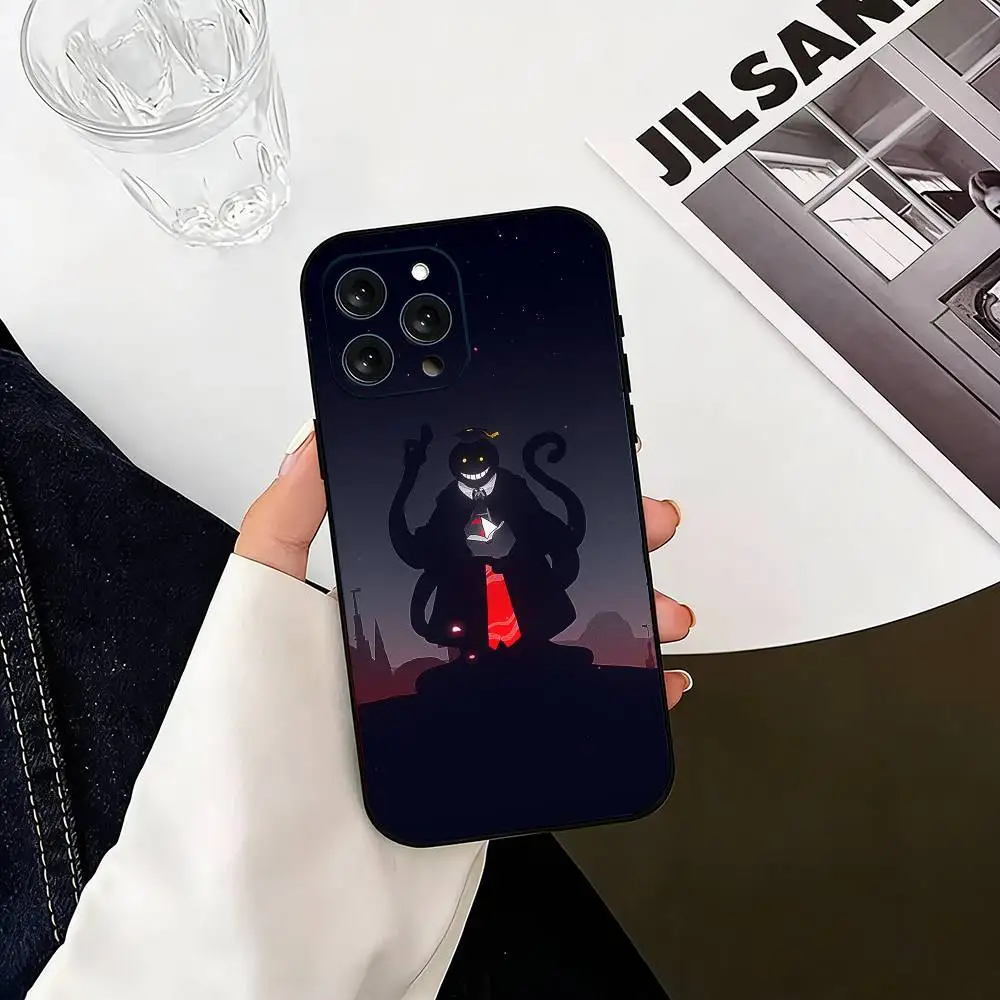 Чехол для телефона K-Koro S-sensei для iPhone 17, 16, 15, 14, 13, 12, 11 Plus, Pro Max и других моделей, мягкий черный чехол (art.: 3920d99ec896a) - 3920d99ec896a