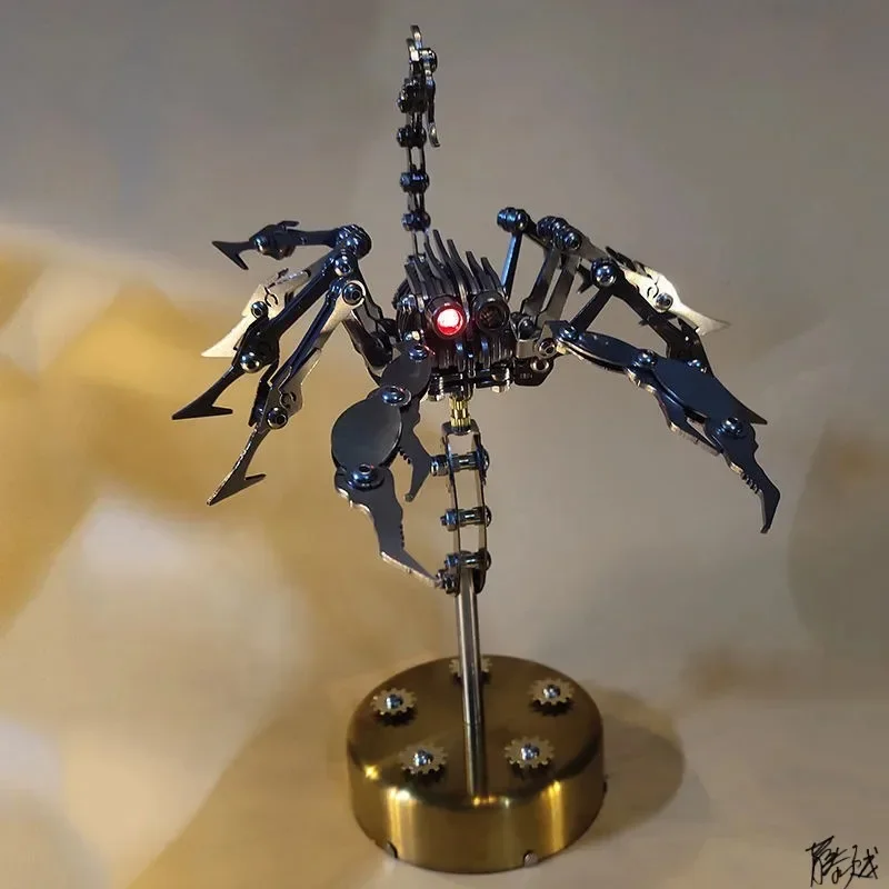 

Steampunk Mechanical Insects Ornaments Stainless Steel Assembled Model Mechanical Insect Metal Dropshipping - Finished Models