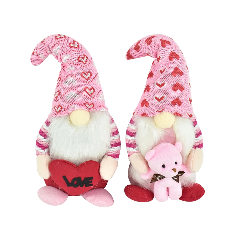 

Valentine's Day Faceless Dwarfs Doll Wedding Decorations Plush Toys Gnome Doll for Home Decor Valentines Day Gifts Toys
