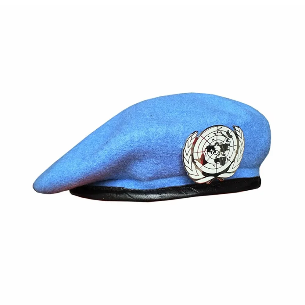 Кепка UN BLUE BERET United Nations Peacekeeping Force с значком UN Cockade Souvenir (art.: 3920cb5f2f56f) - 3920cb5f2f56f