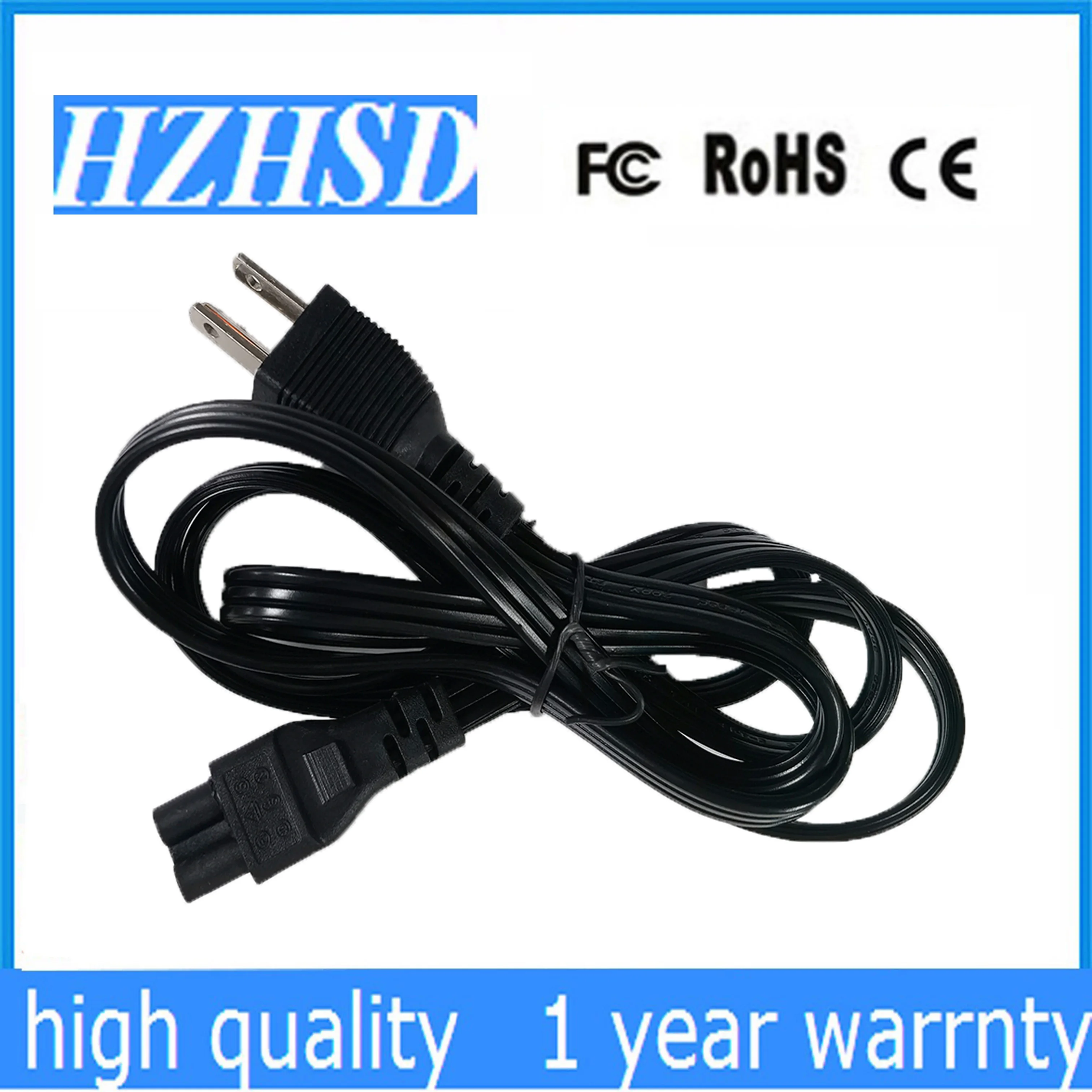 Высококачественный медный кабель питания переменного тока для ноутбука, ПК, 1,5 м, 5 футов, C13, IEC 3, американская вилка, адаптер для ноутбука, зарядное устройство, провод