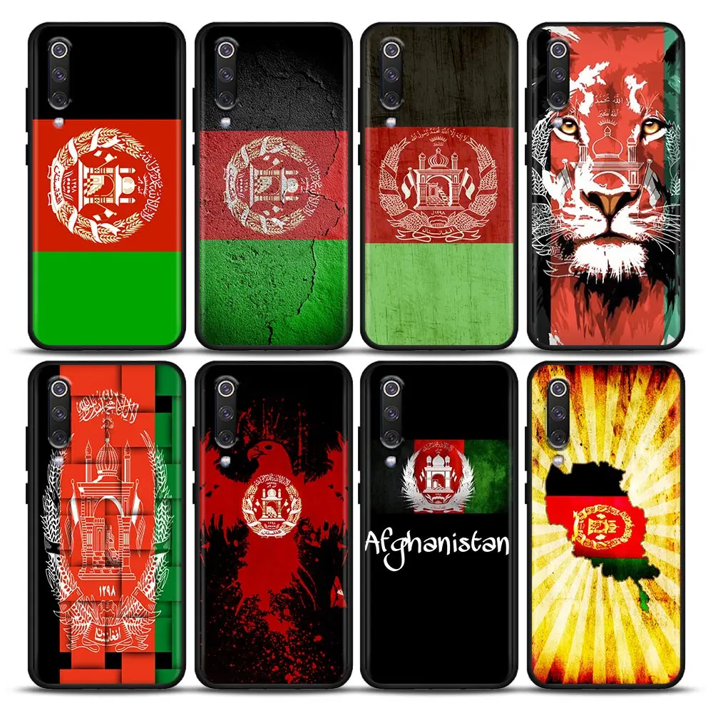 

Phone Case for Xiaomi 8 9 SE A2 Note 10 POCO X3 M3 F3 M4 NFC GT Pro Lite 5G Case Funda Coque Capa Para Cover Flag Of Afghanistan