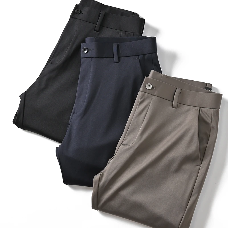 Шелковистая драпировка! Четырехсторонний стрейч ~ Внешняя торговля Мужская