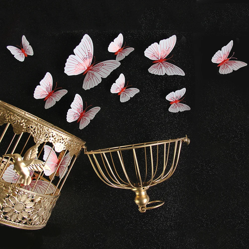 

Fridge Magnet Magnets Sticker Refrigerator Decal 3D Pvc Cabinet Decor Locker Insects Fruit Black Pattern Dragonfly Lovely