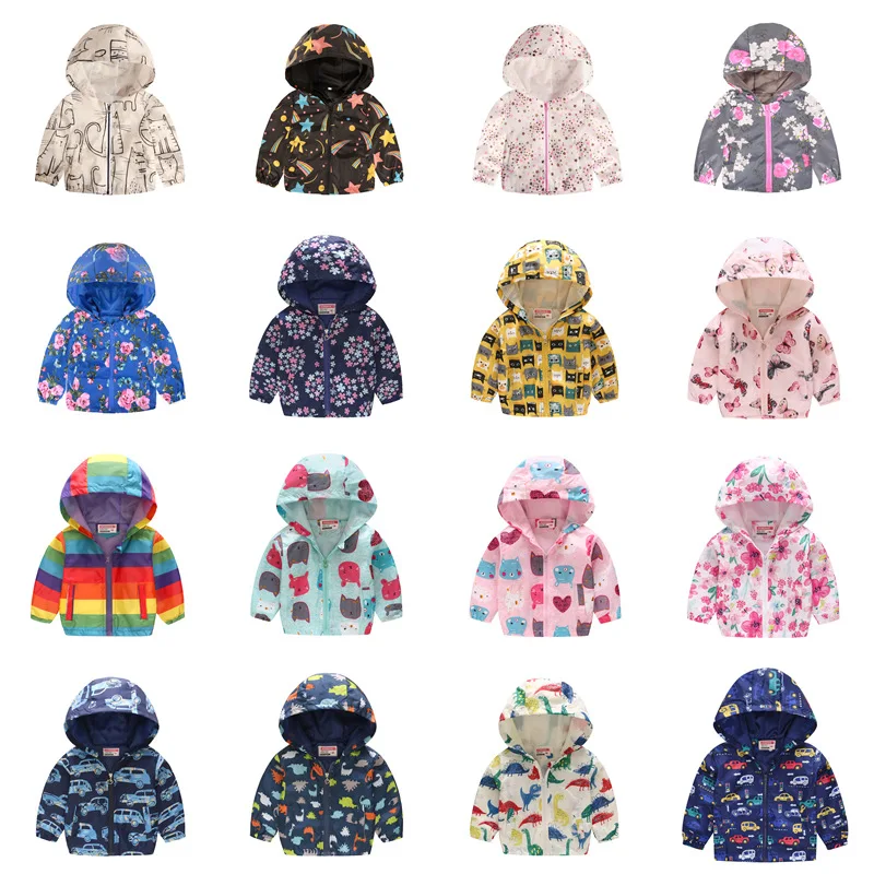 

Spring Boys & Girls Clothing Toddler Jackets Hooded Kids Coats Jacket for Baby Boy Tops Fall Infant Girl Clothes Windbreak Coat