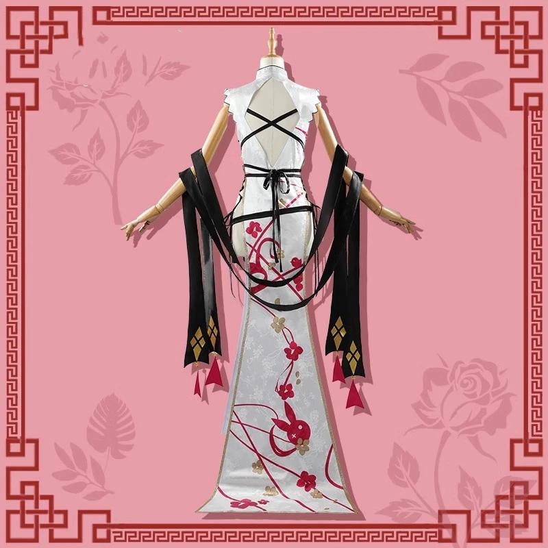 Vtuber Nijisanji Yorumi Rena Косплей Костюм Женщины Cos Cheongsam Платье Comic-con Party Youtuber Элегантная