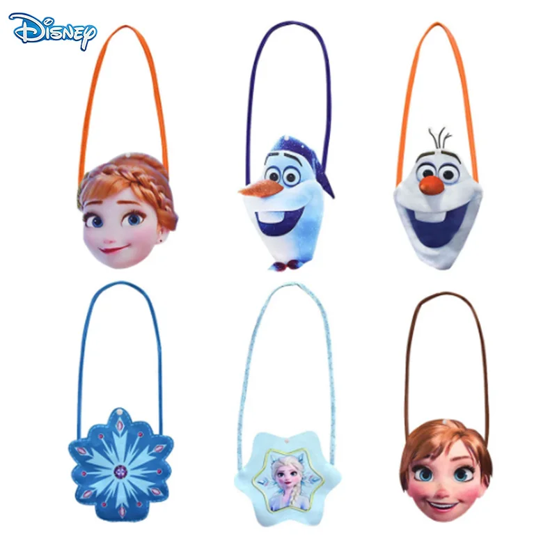 

Disney Frozen Anna Elsa Crossbody Bag Shoulder Bags Cartoon Princess Girl's Backpacks Children's Messenger Bag Coin Purse Gifts