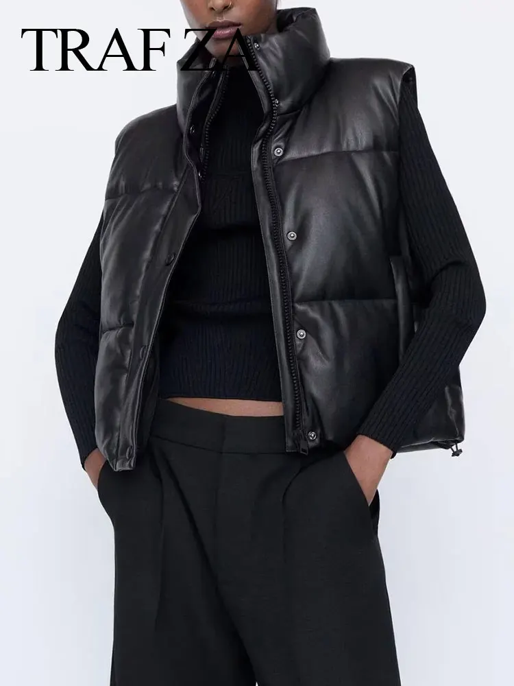 

Женский винтажный жилет на молнии, с регулируемым подолом