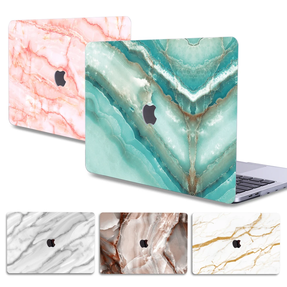 

3D Print Marble Laptops Case For Macbook Air 13 A2337 A2179 A2338 2020 M1 Chip Pro A2289 Mac Book A1466