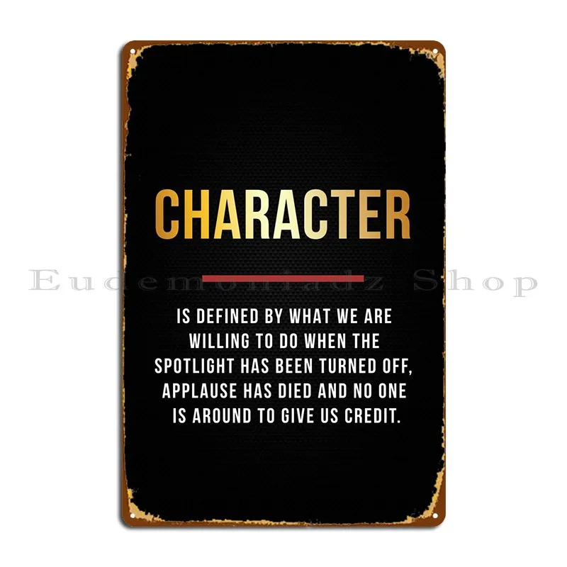 

Character Motivational Metal Sign Design Wall Decor Pub Create Cinema Tin Sign Poster