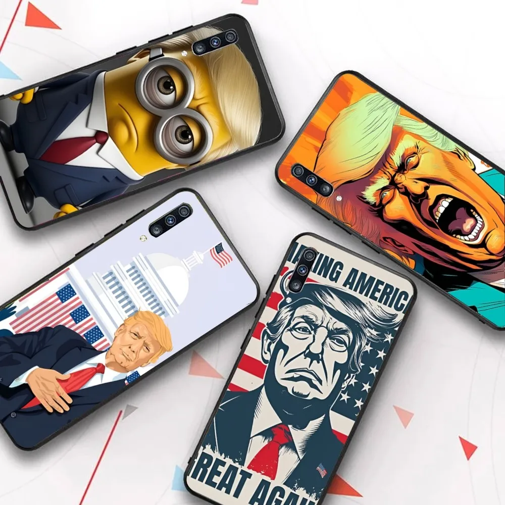 Cartoon Trump Fun Phone Case For Samsung A 10 11 12 13 20 21 22 30 31 32 40 51 52 53 70 71 72 73 91 Shell