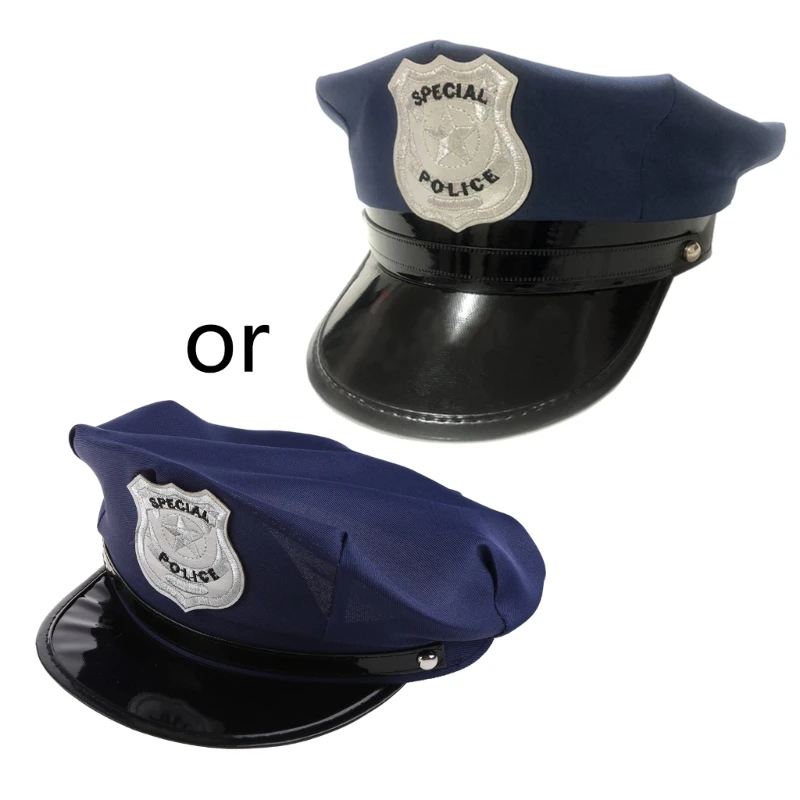 

Performance Cap Military Hat for police Cap with Badge Octagonal Hat for Carniva