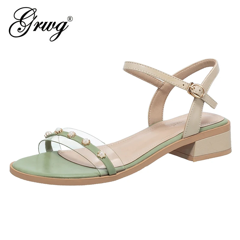 

Women Sandals Summer New 2022 Low Heels Open Toe Shoes Slippers Fashion Desiger Casual Sexy Pumps Shoe Woman