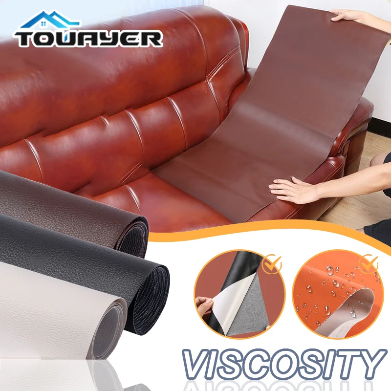 

Self Adhesive Leather Repair Patches Leather Fabric Sticker Leather Clothes Sofa Car Seat Furniture Bag Repair PU Leather Patch